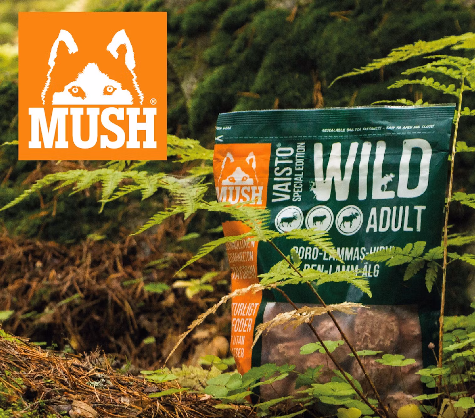 MUSH Vaisto® Wild Reinsdyr-Lam-Elg