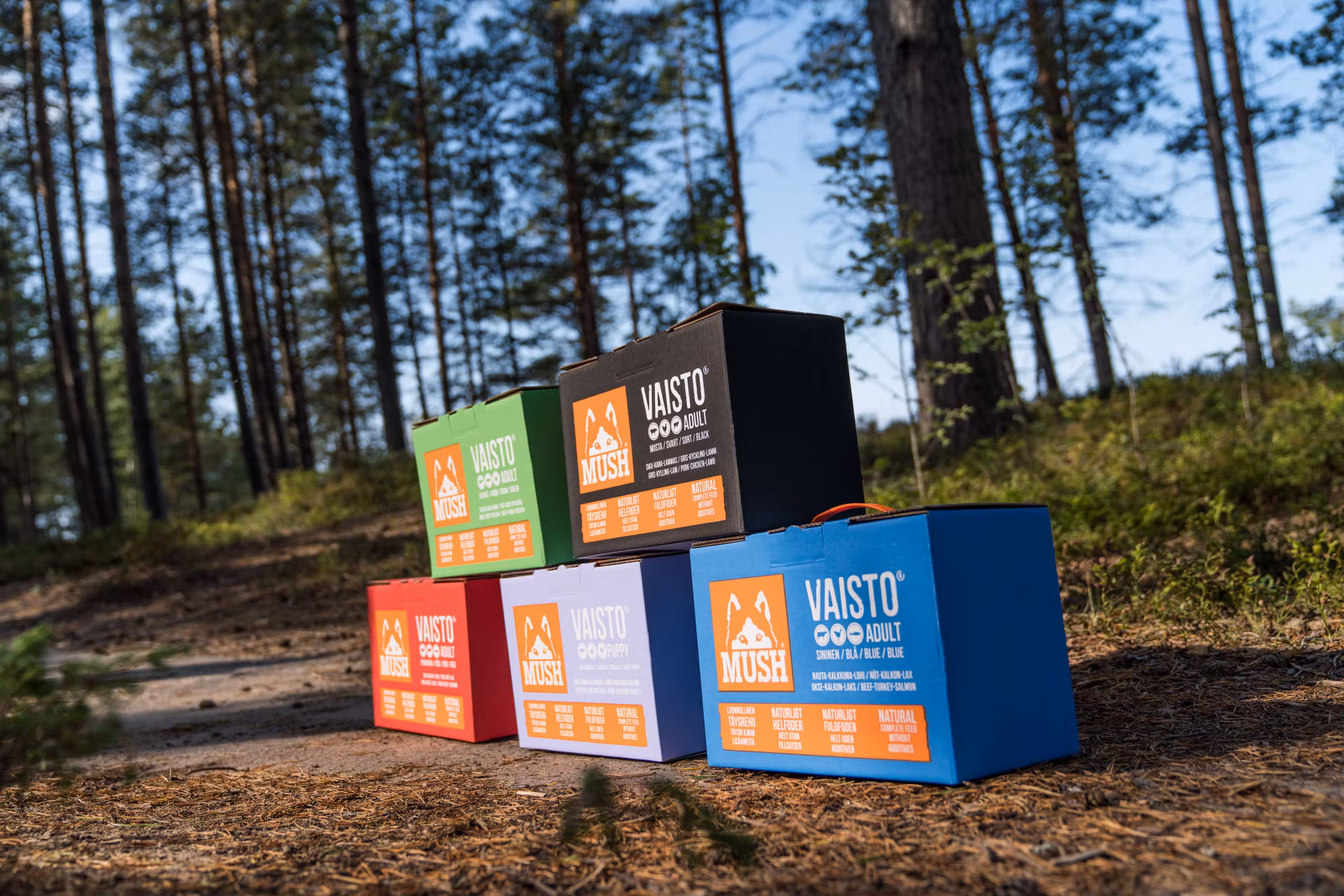 MUSH Vaisto® Okse-Kalkun-Laks (Blå)