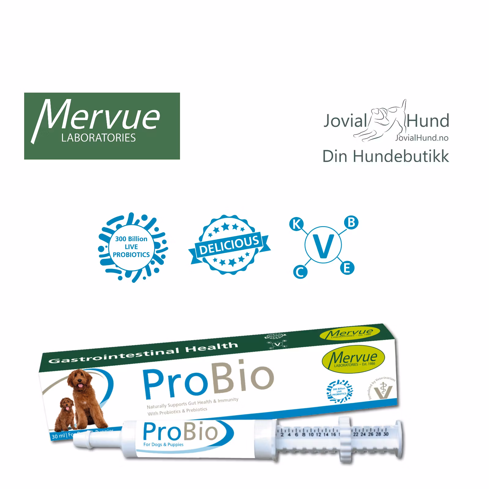 ProBio 30ml Probiotika Til Valp/Voksen Hund