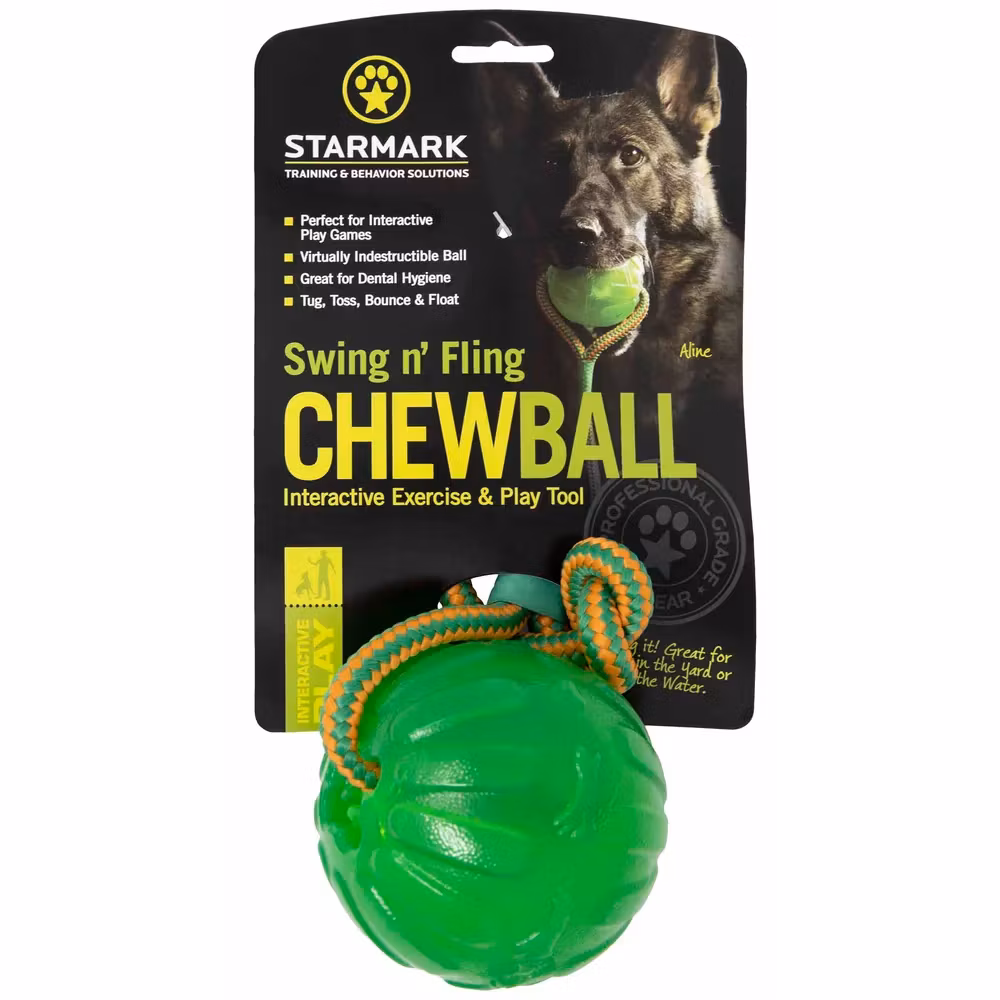 Starmark Swing ‘n Fling Chew BALL M 8,25 cm