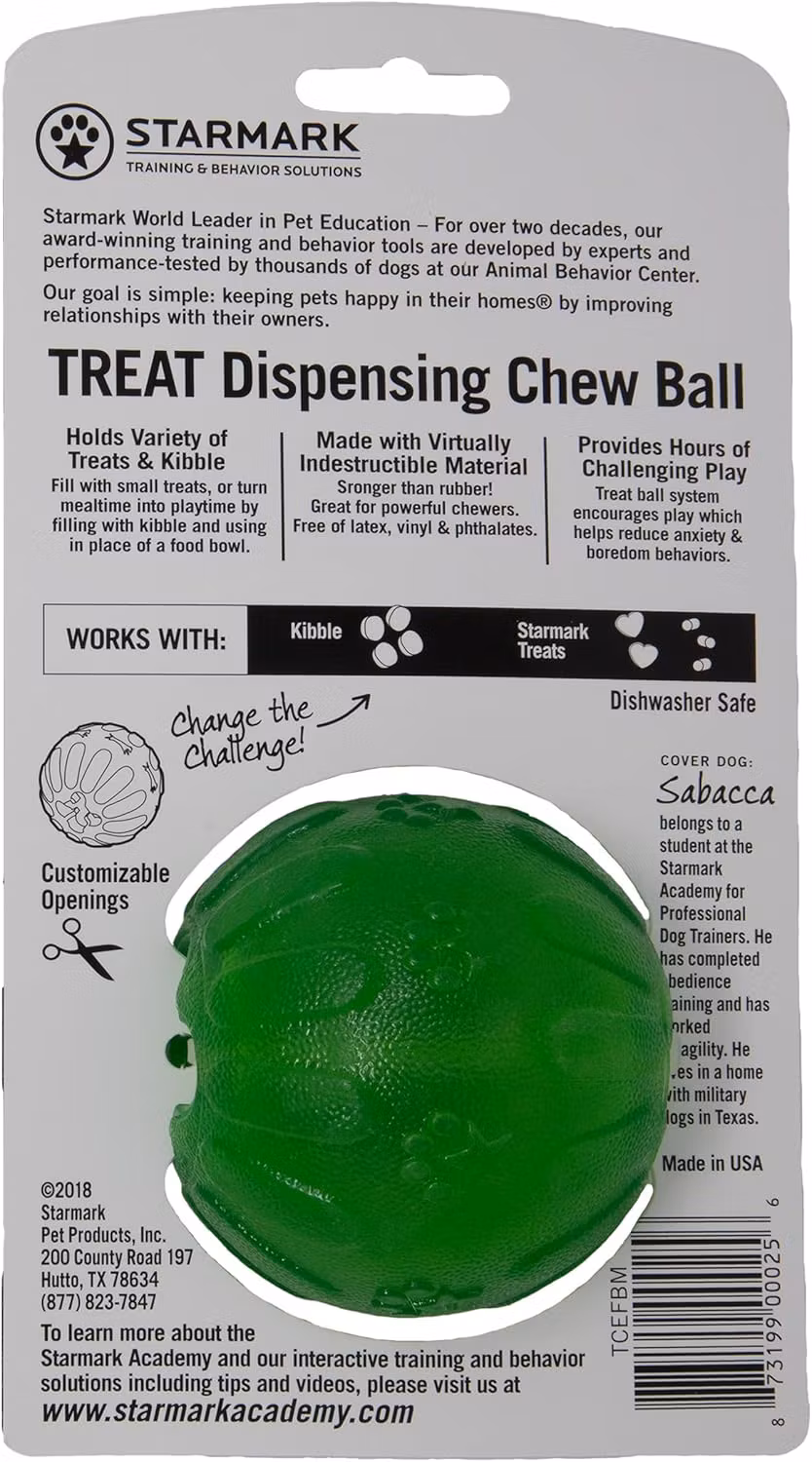 Starmark TREAT Dispensing Chew Ball