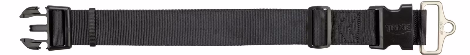 Trixie Halsbånd Premium 40-60cm 50mm M/L Sort M/Hurtiglås