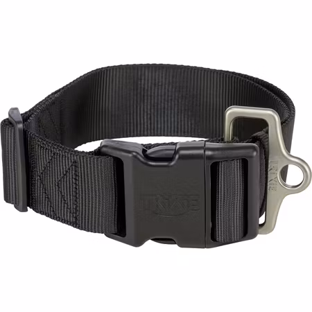 Trixie Halsbånd Premium 40-60cm 50mm M/L Sort M/Hurtiglås