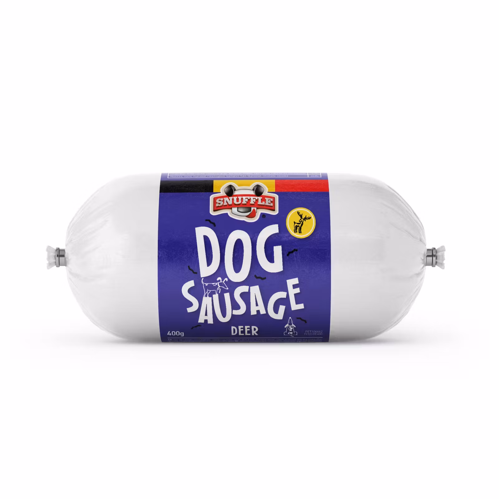 Snuffle Hundepølse M/Viltkjøtt 400g