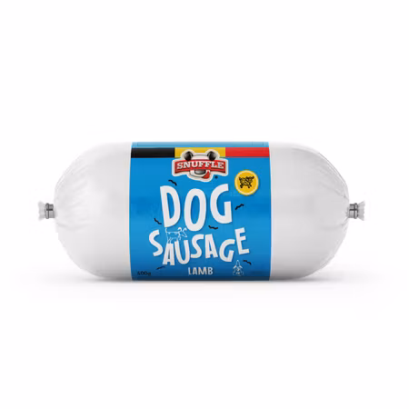 Snuffle Hundepølse M/Lam 400g