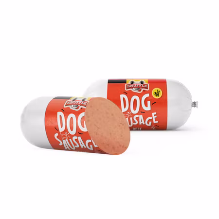Snuffle Hundepølse M/Oksekjøtt 400g