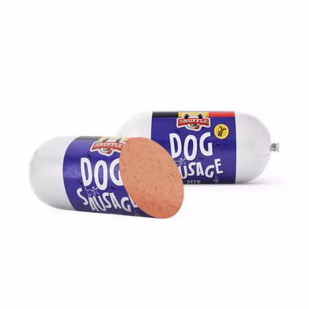 Snuffle Hundepølse M/Viltkjøtt 400g