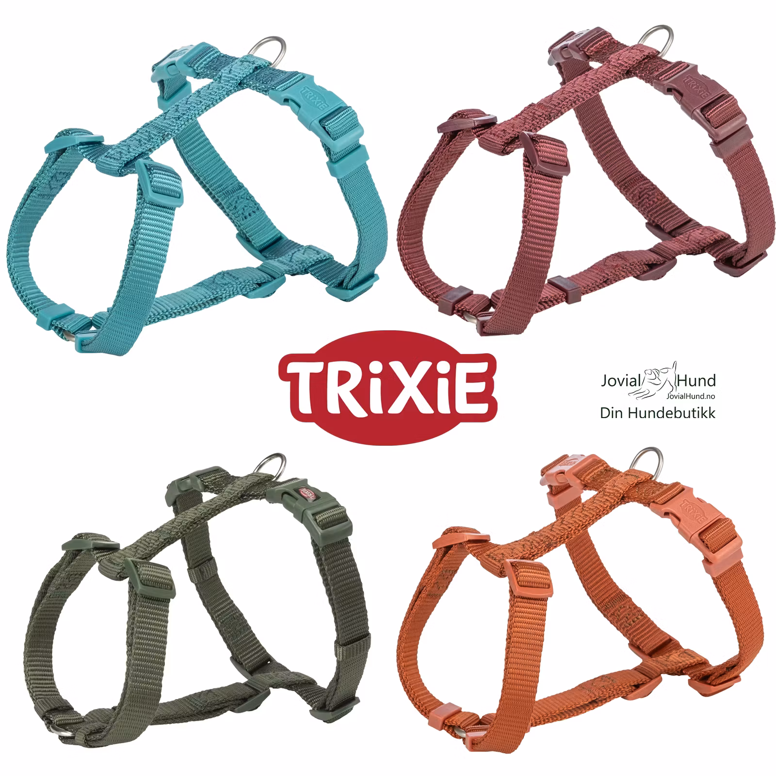 Trixie Premium Sele 42-60cm 15mm S/M  H-Sele Hundesele