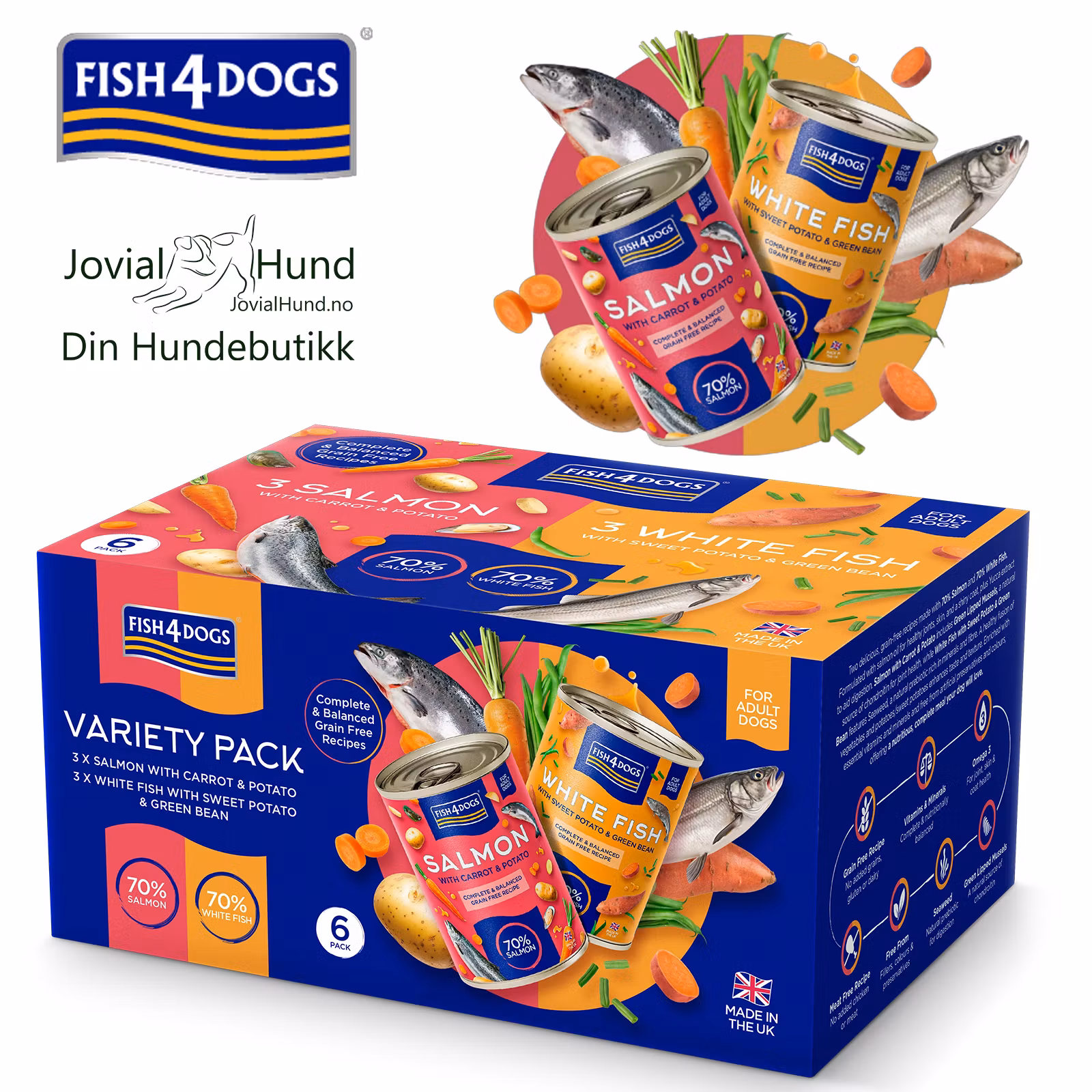 F4D Variety Pack 6 x 395g