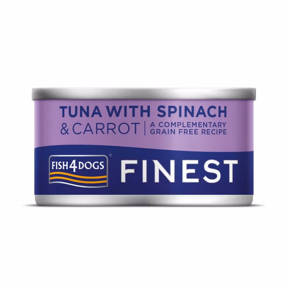 F4D Wet Tuna with Carrot & Spinach 85g