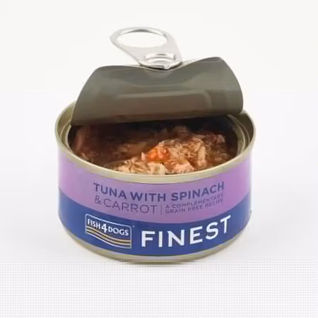F4D Wet Tuna with Carrot & Spinach 85g