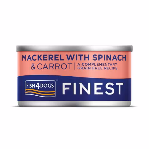 F4D Wet Macerel With Carrot & Spinach 85g