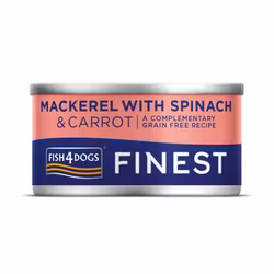 F4D Wet Macerel With Carrot & Spinach 85g