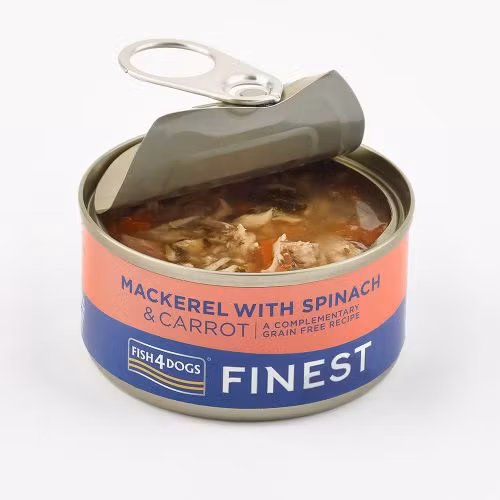 F4D Wet Macerel With Carrot & Spinach 85g