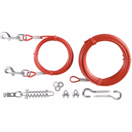 Løpestreng Komplett M/Stålwire 15m.