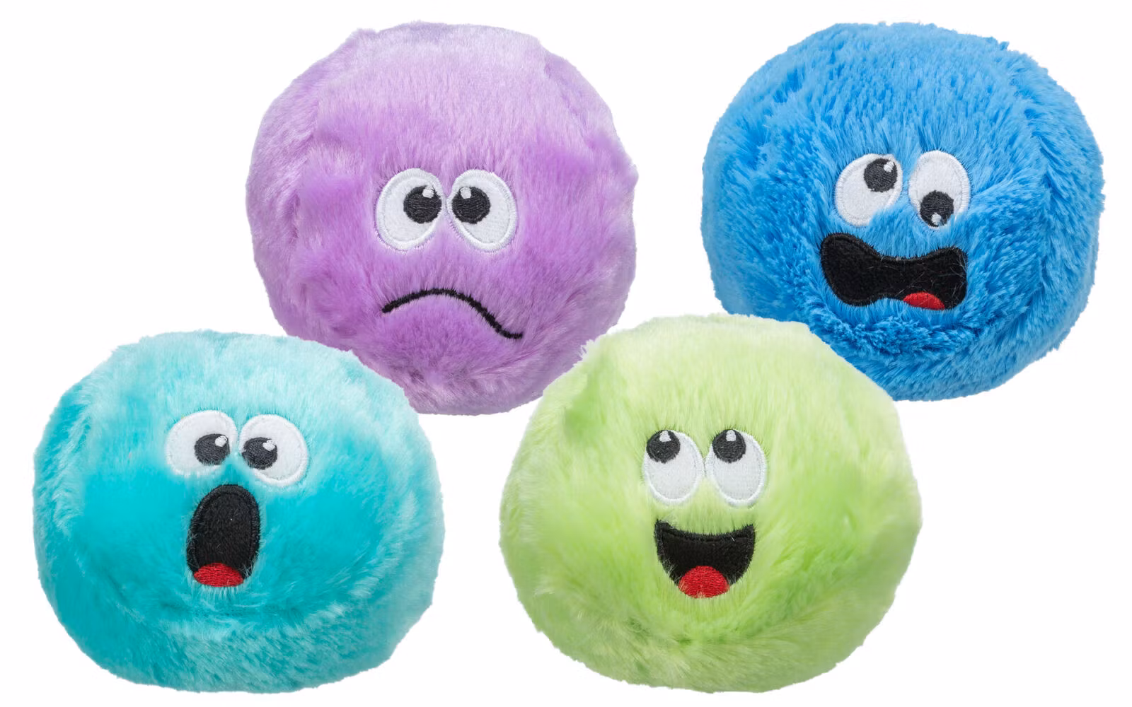 Baller i Plysj Ass. farger Ø10cm