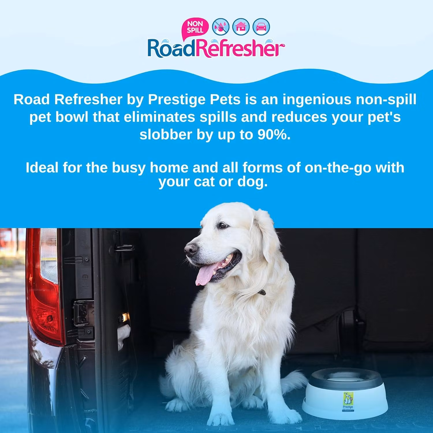 Road Refresher Vannskål Grå