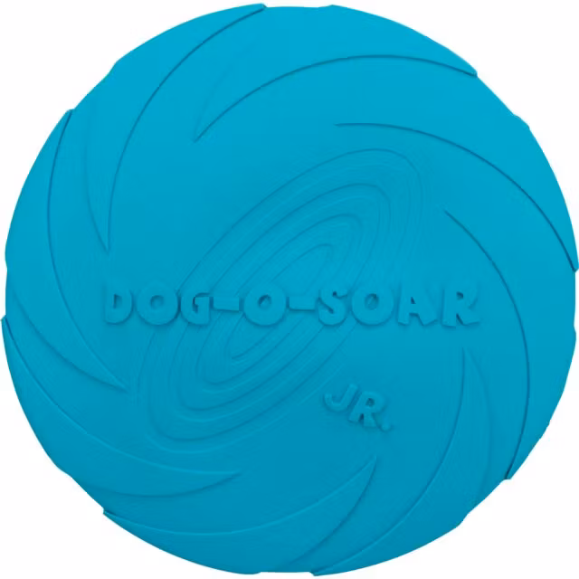 Trixie Flyvende Tallerken Naturgummi M Ø18 cm Flyter - Frisbee - Dog Disc