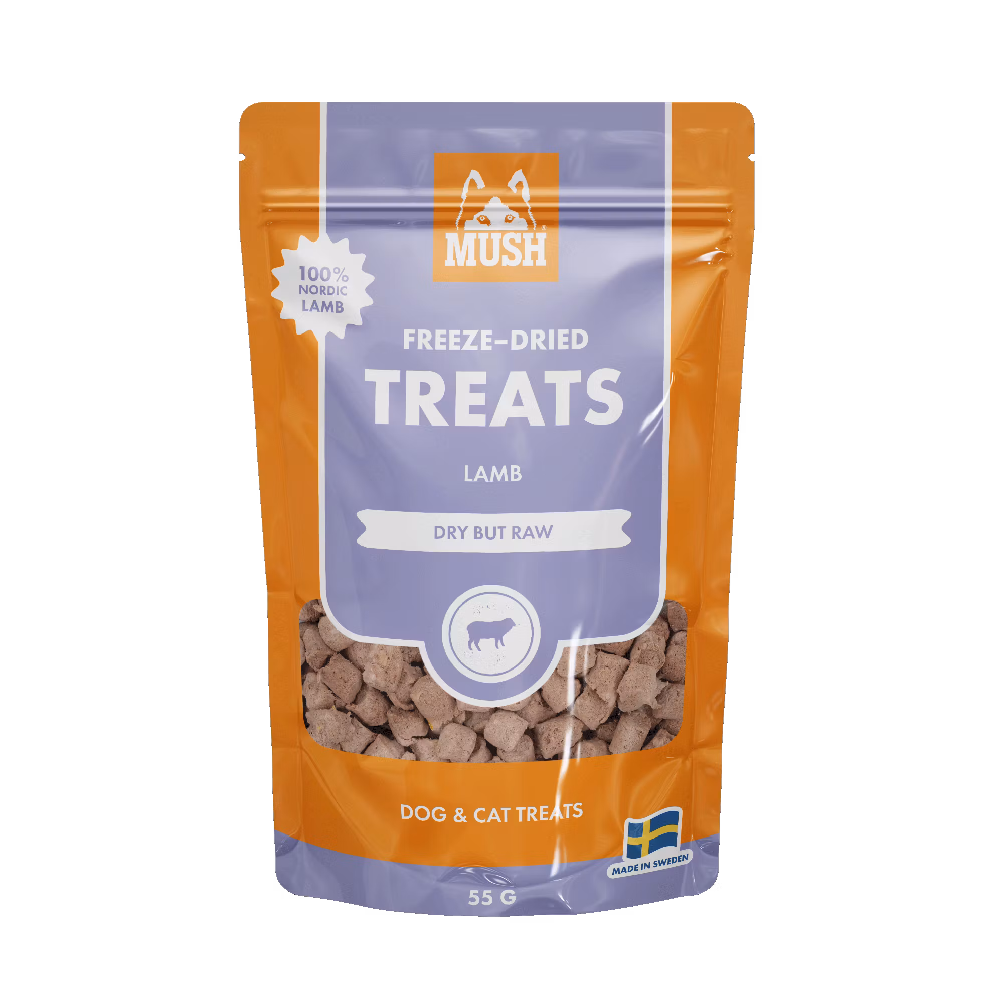 MUSH Treats Frysetørket Lam 55g
