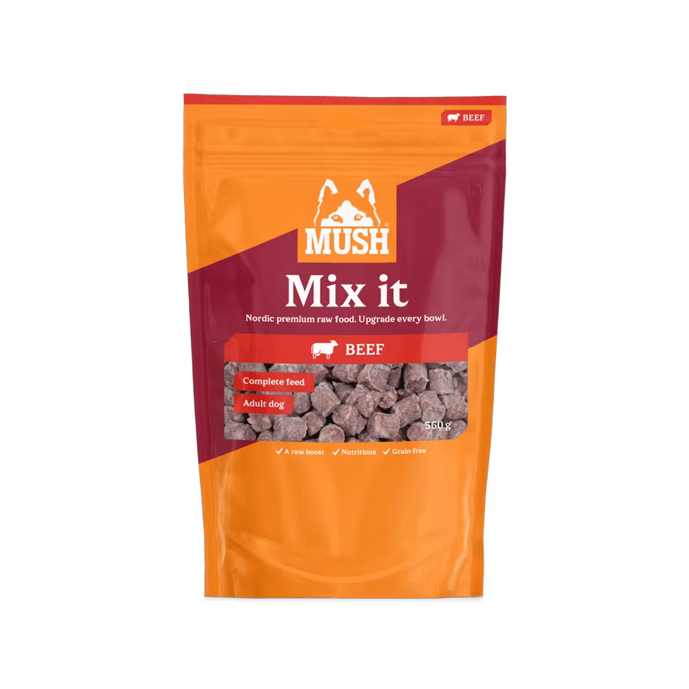 MUSH Mix it – Raw Frozen Storfe 560g