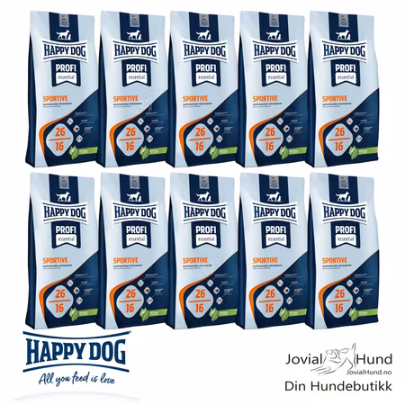 HD 26/16 Profi-Line Sportive 26/16 20Kg - Happy Dog 10 sekker