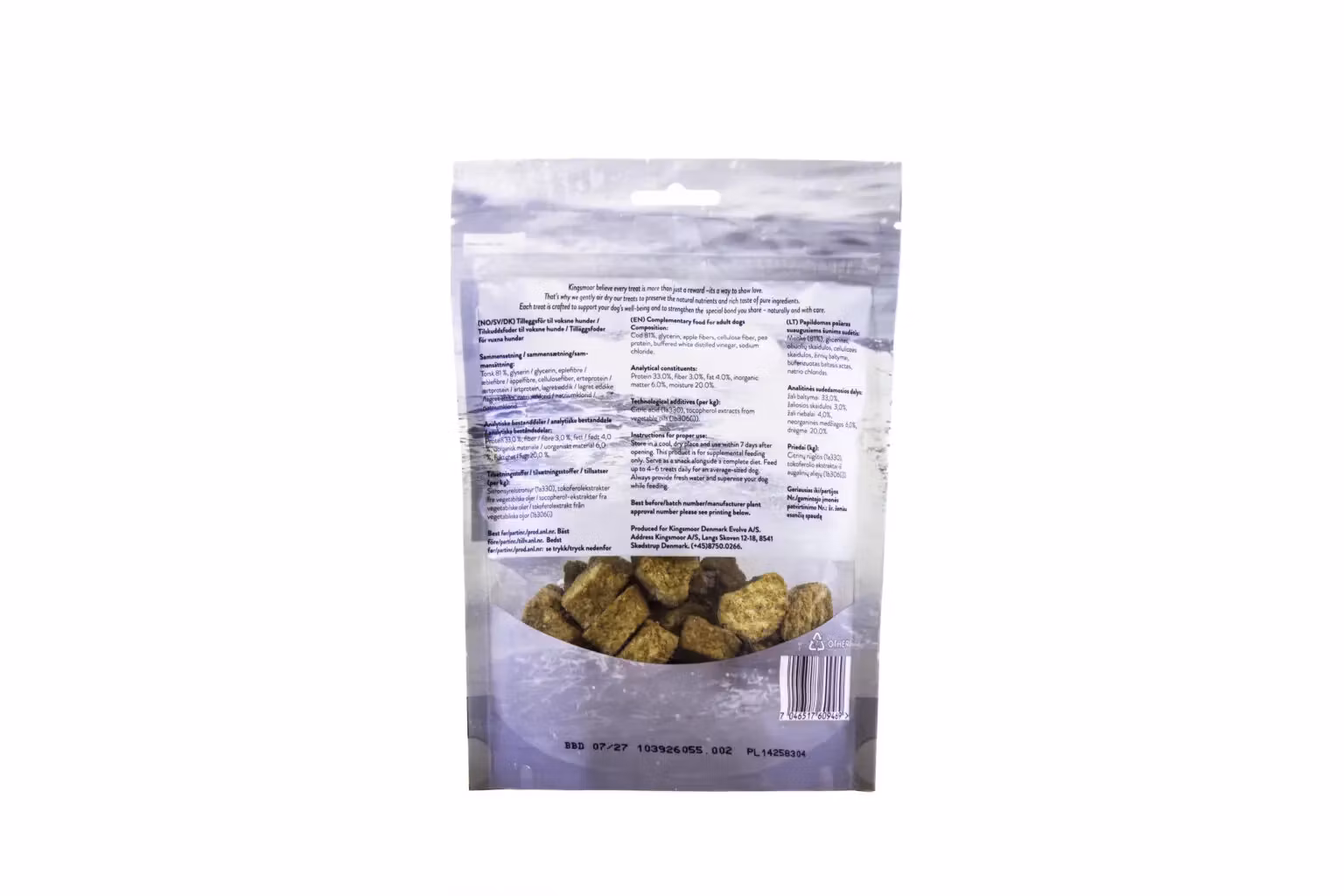 Kingsmoor Air dried Fish Pops 80g