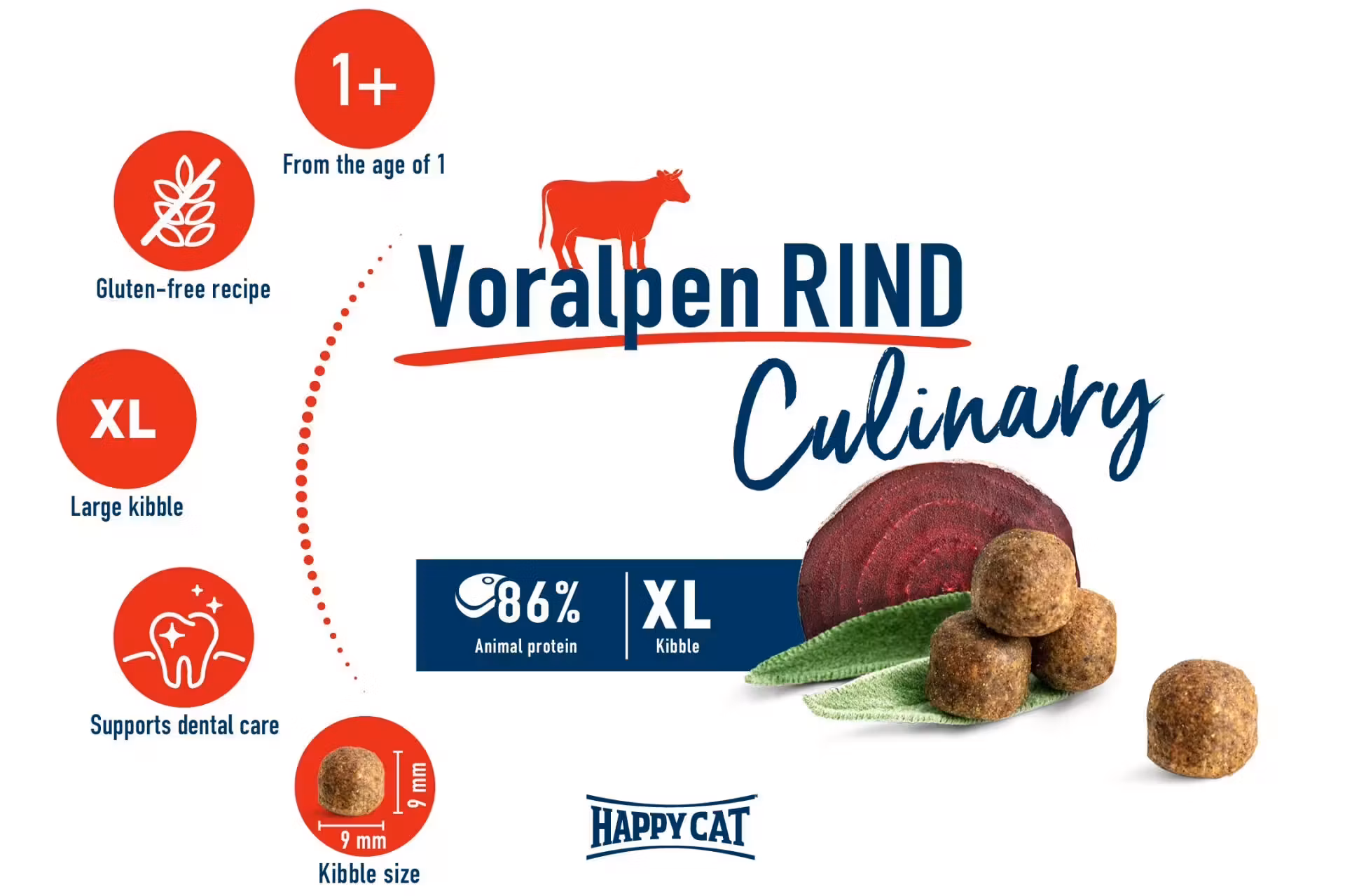 Happy Cat Sterilisert Adult Bavarian Beef 4 kg & 10kg
