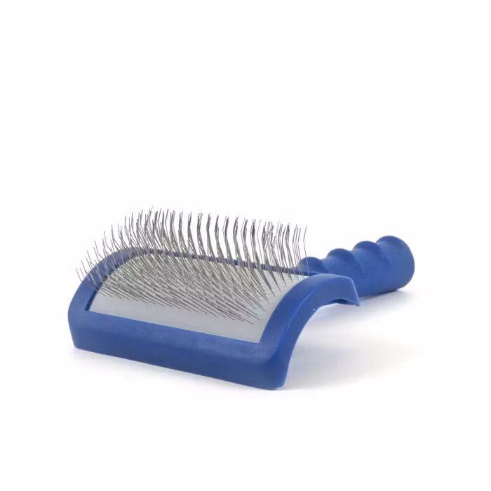 Tuffer Than Tangles Long Soft Pin Medium Slicker Brush, Show Tec