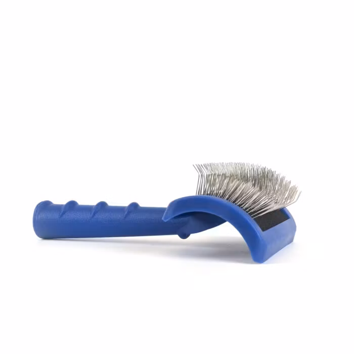 Tuffer Than Tangles Long Firm Pin Medium Slicker Brush, Show Tec