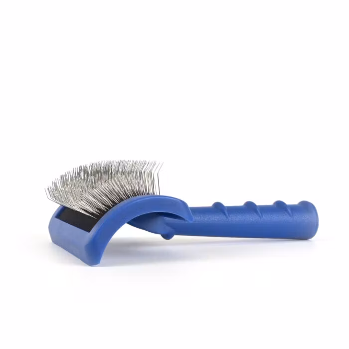 Tuffer Than Tangles Long Firm Pin Medium Slicker Brush, Show Tec