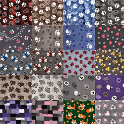 VetFleece 100x150cm Assorterte farger/mønstre 100x150cm Nonslip