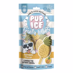 Pup Ice Fruity Lollies 3pk 90g Ananas