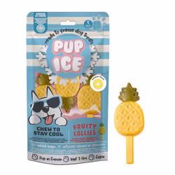 Pup Ice Fruity Lollies 3pk 90g Ananas 30%