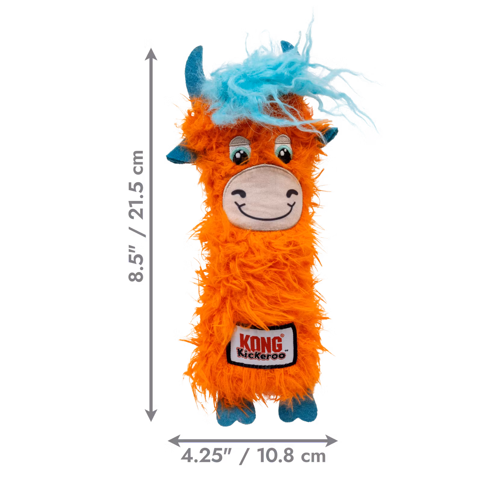 KONG Katteleke Kickeroo Highland Cow assorterte farger