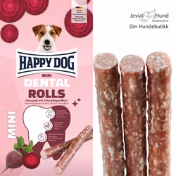 Happy Dog Dental Snacks Rolls Mini 92g