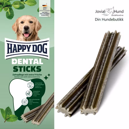 Happy Dog Dental Snacks Sticks 130g - Mint