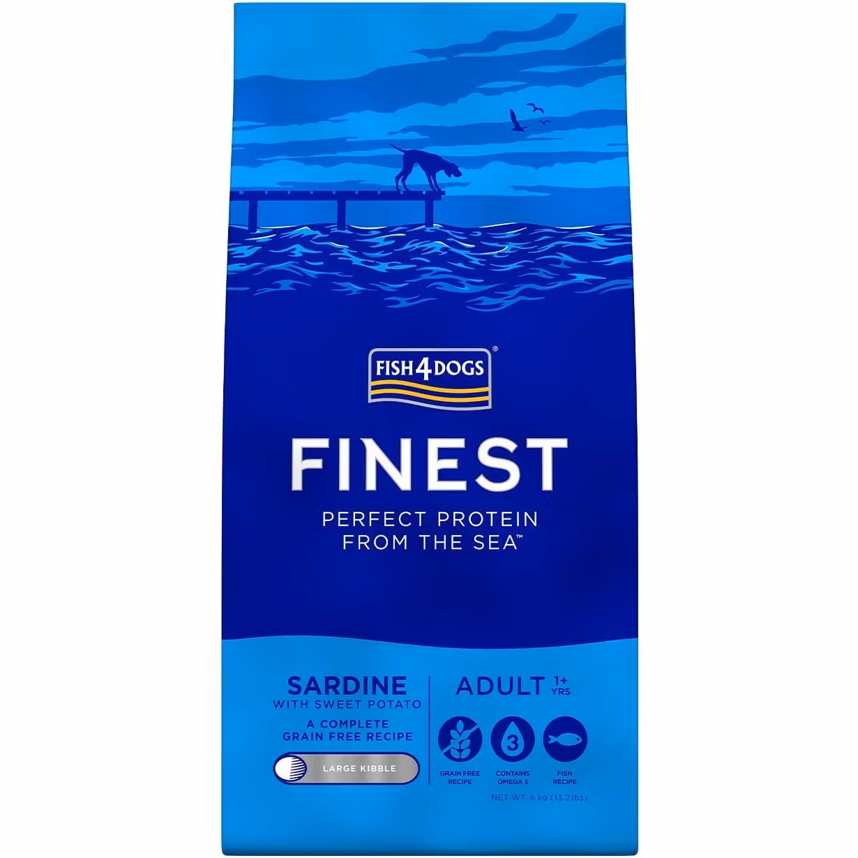 F4D Sardine Adult Large Kibble - Bestillingsvare