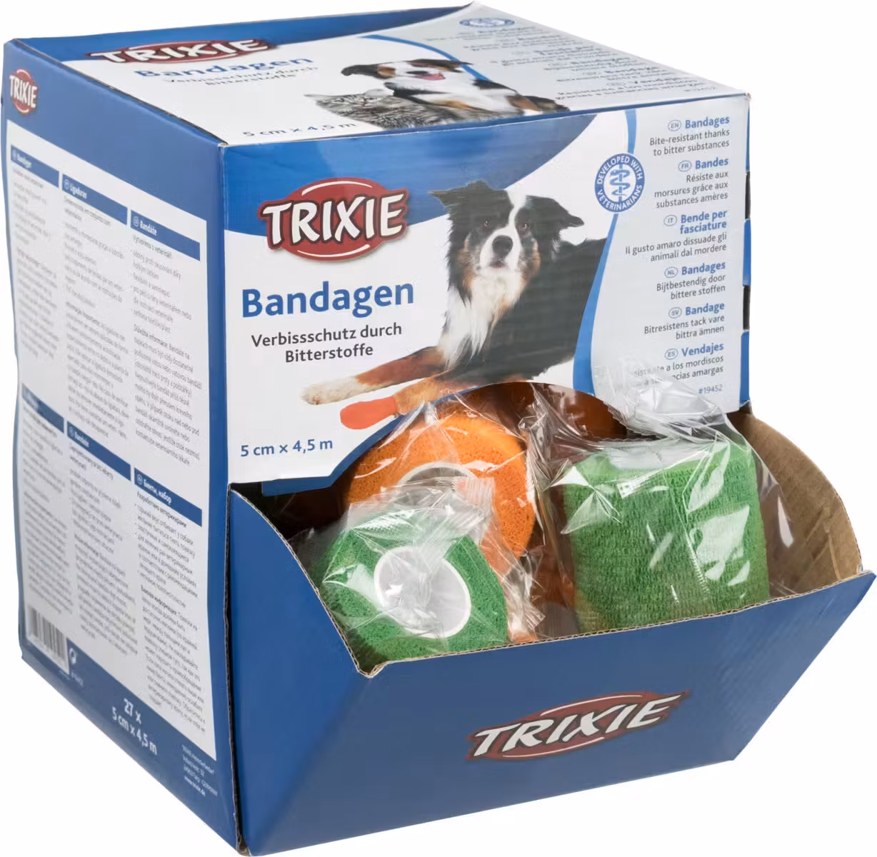 Bandasje Fleksibel og Selvklebende stk 5cm/4,5m assorterte farger