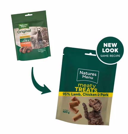 Natures Lamb, Chicken & Pork 100g Lam,  Kylling og Gris