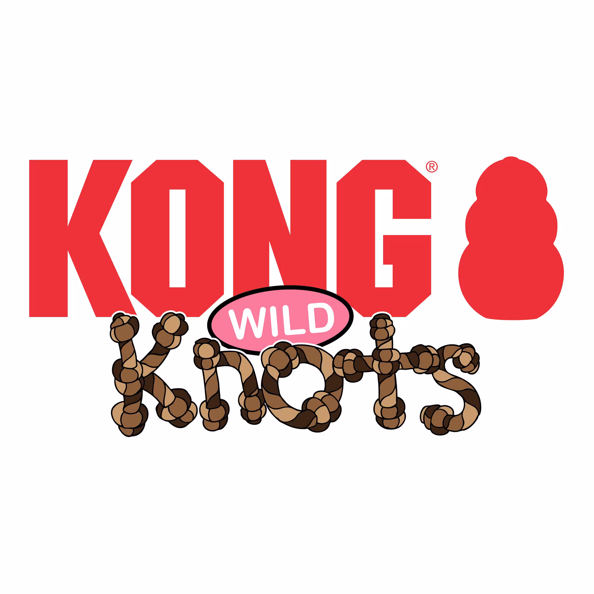 KONG Holiday Wild Knots Bear Ass. farger M/L