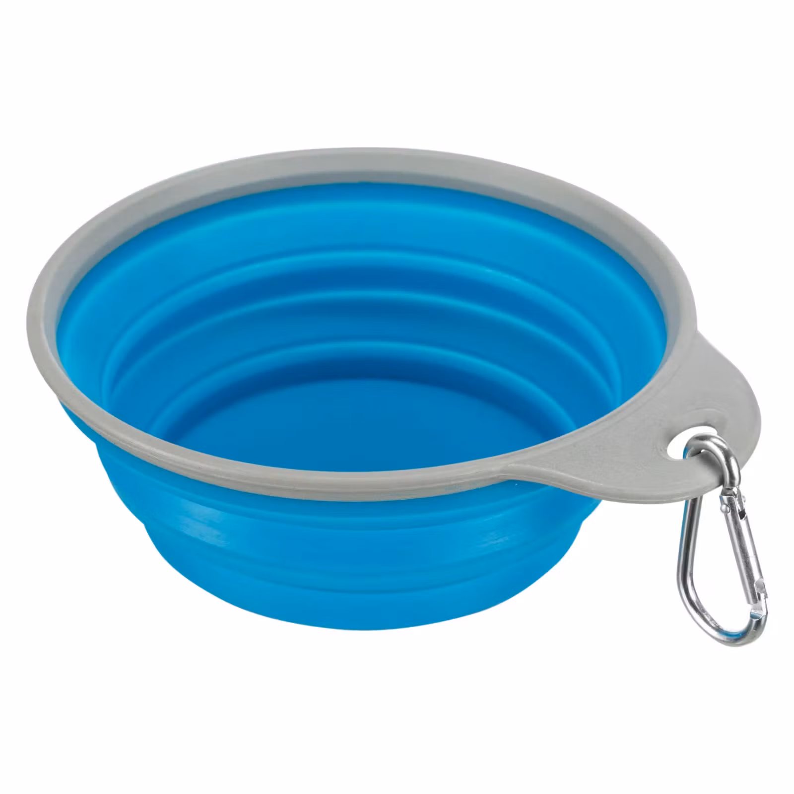 Sammenleggbar skål M/Plastikk kant assorterte farger