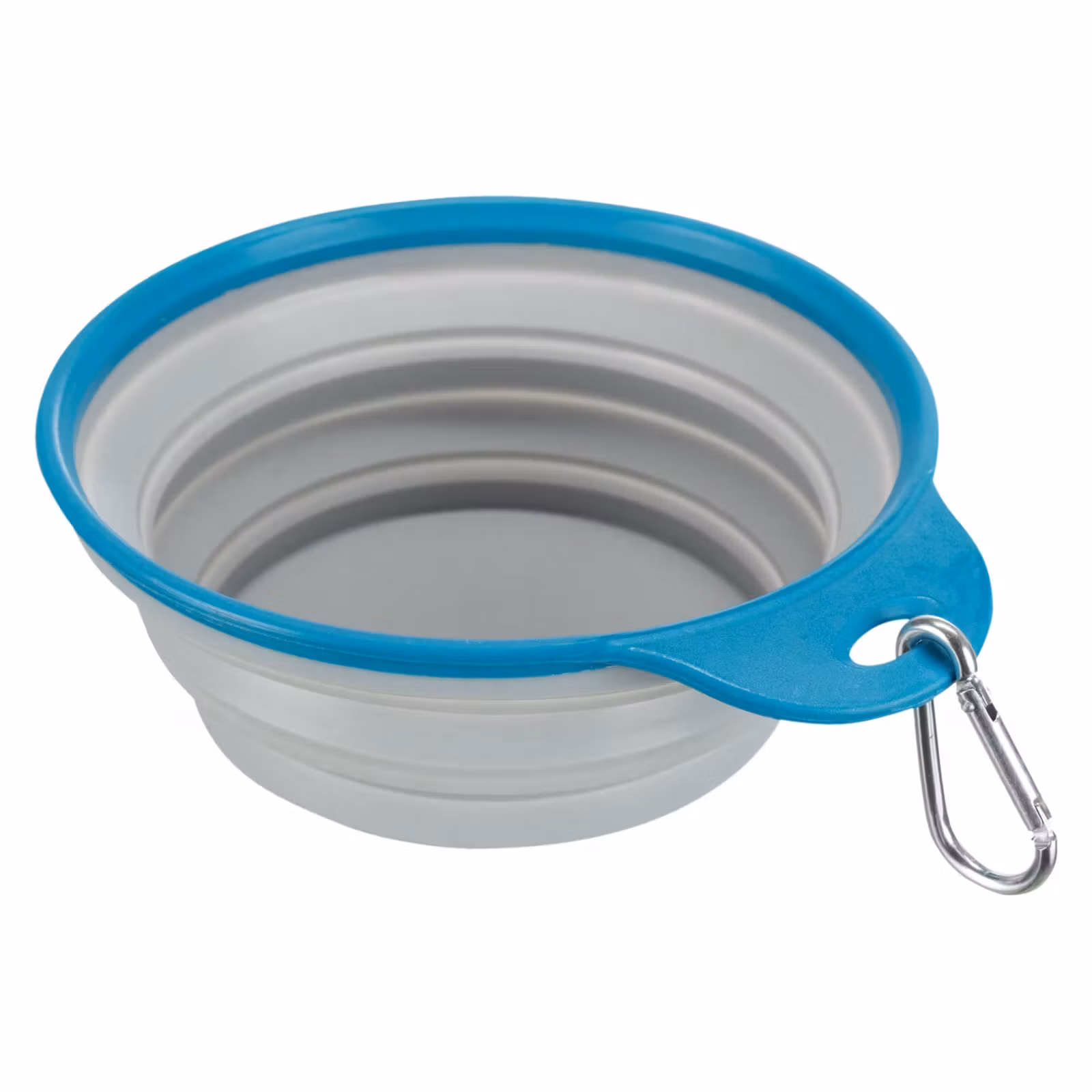 Sammenleggbar skål M/Plastikk kant assorterte farger