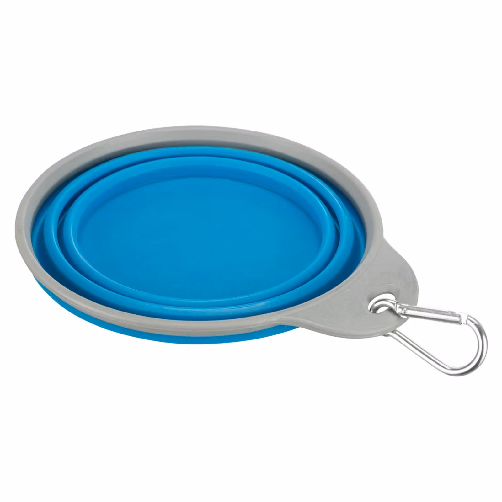 Sammenleggbar skål M/Plastikk kant assorterte farger