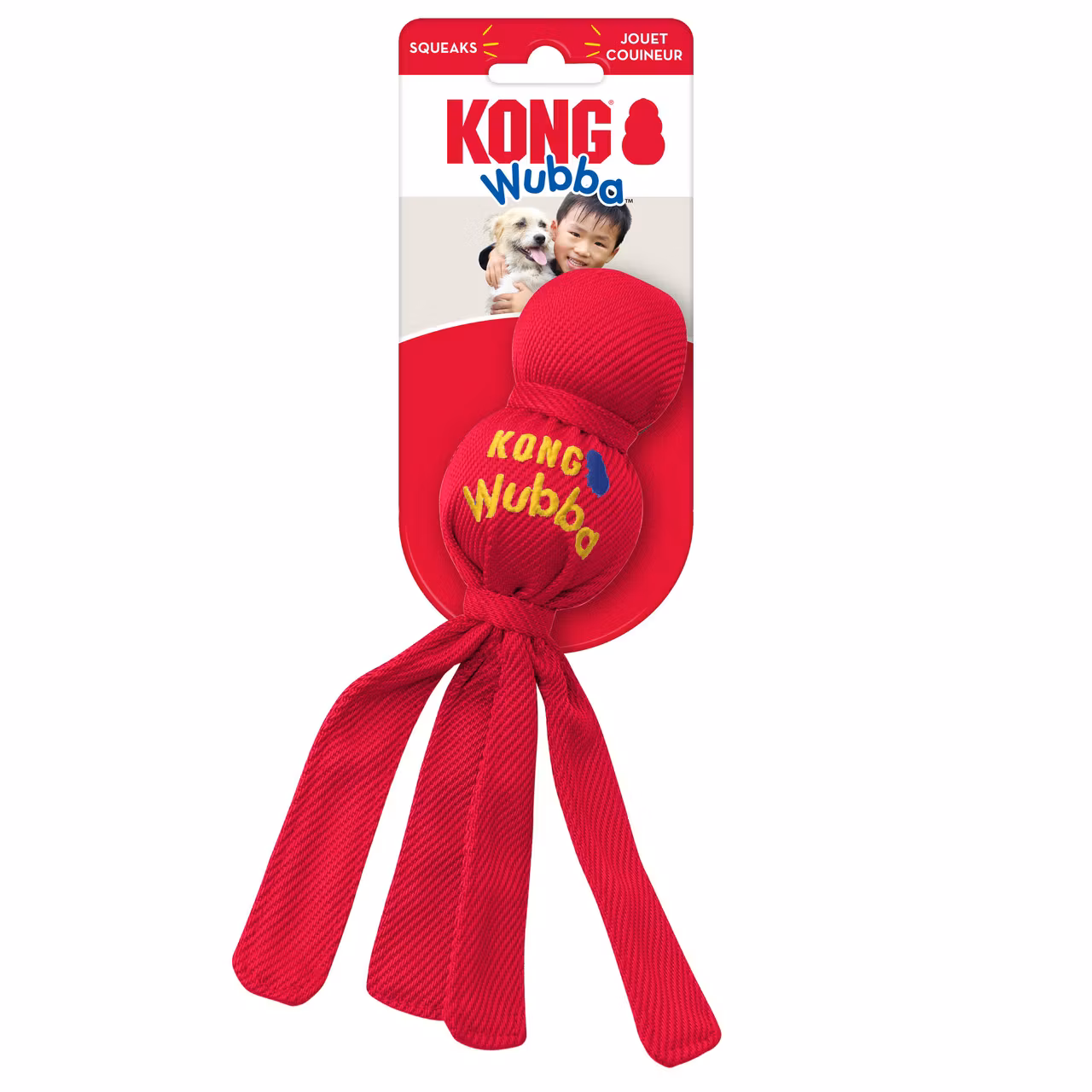 Hundeleke KONG Wubba S - Assorterte farger