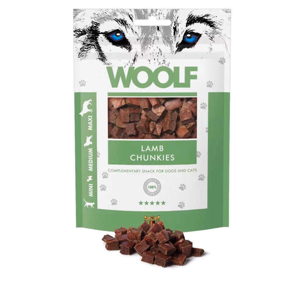 Woolf Lamb Chunkies 100g