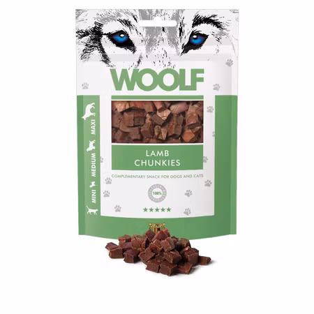 Woolf Lamb Chunkies 100g