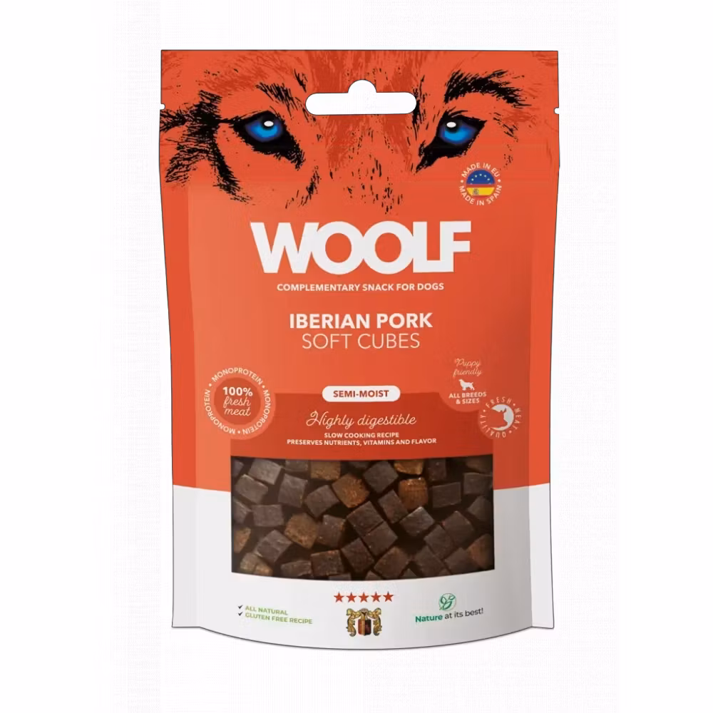 Woolf Soft Cubes Iberien Pork 100g