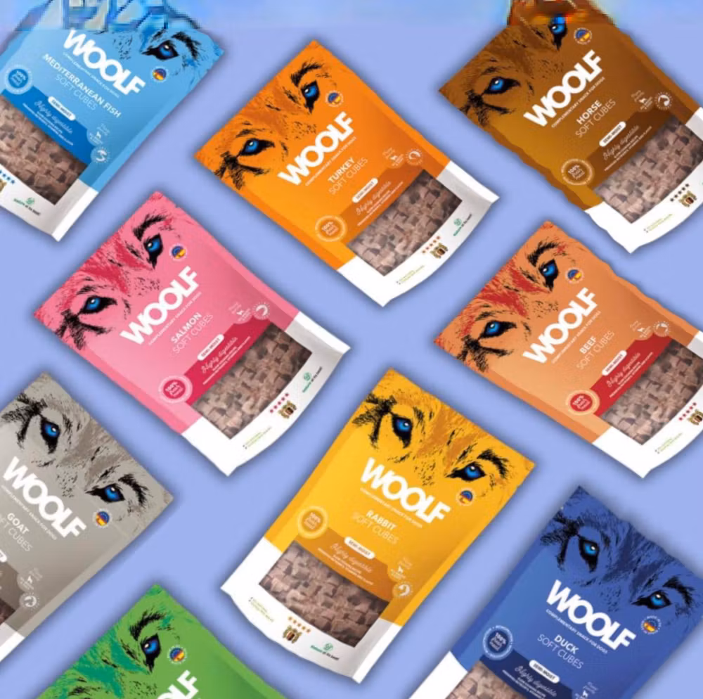 Woolf Soft Cubes Goat 100g