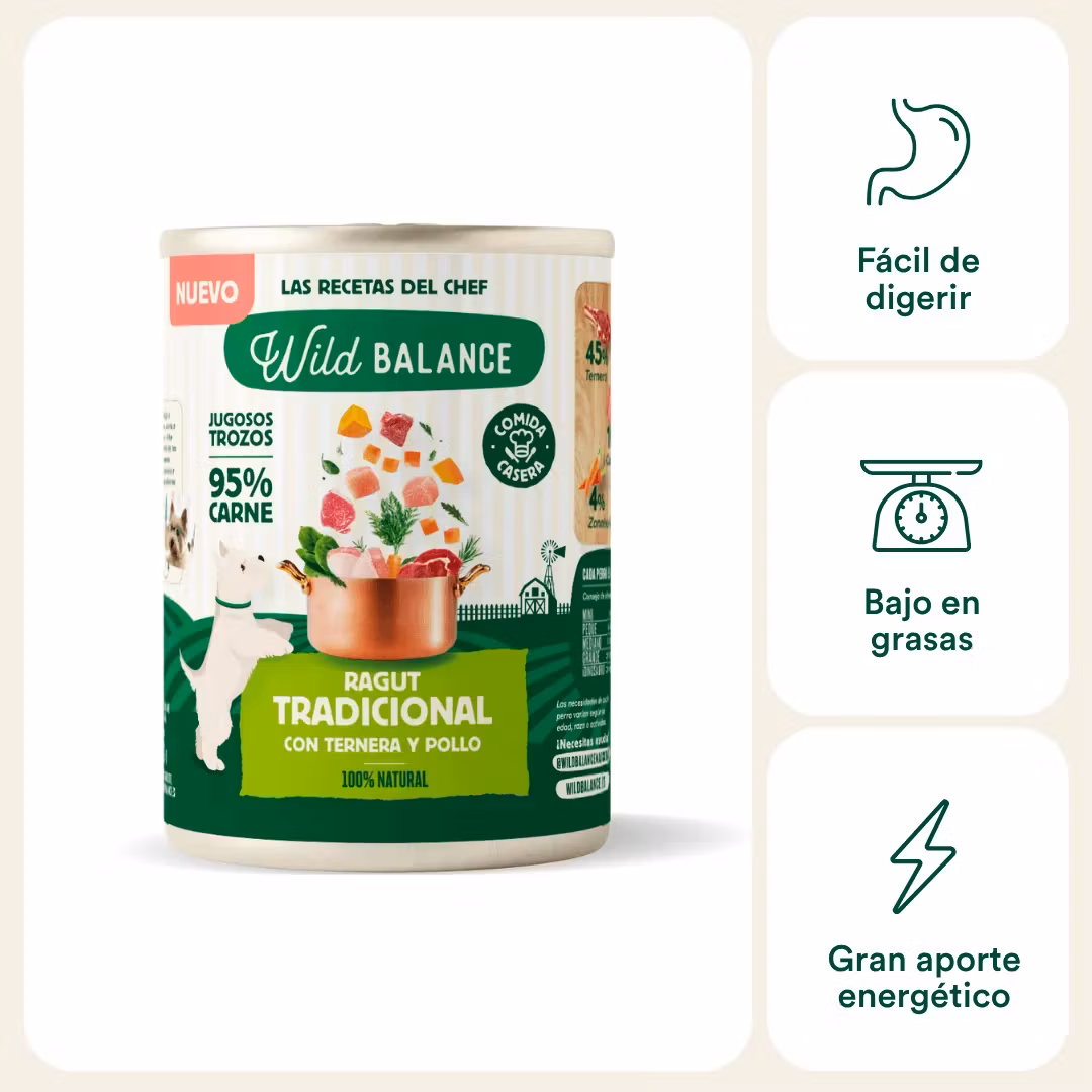 Wild Balance Ragù med Storfè og kylling. 400g