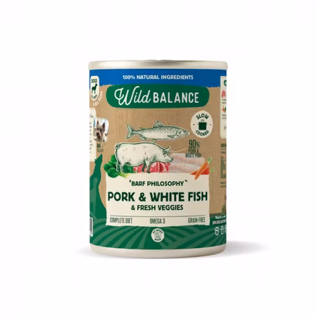 Wild Balance Pork & White Fish. BARF 400g